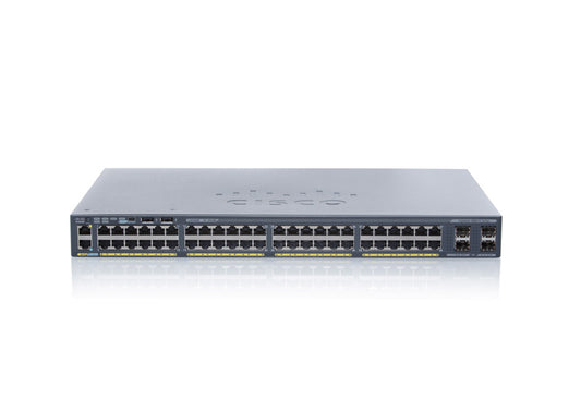 Cisco WS-C2960X-48FPD-L 48-port PoE+ switch with 10G uplinks