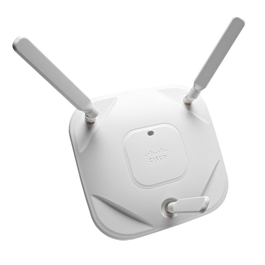 Cisco AIR-CAP1602E-Z-K9 | Wi‑Fi 4 (802.11a/b/g/n) dual‑band 2.4/5 GHz, 2x2:2 MIMO up to 300 Mbps, external antennas, controller‑based, 802.3af PoE