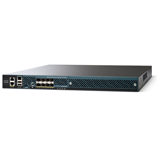 Cisco AIR-CT5508-100-K9 | Wireless Controller | 8x 1GbE | Licensed for 100 APs | 802.11a/b/g/n/ac (Wave 1) | LAG, N+1 HA