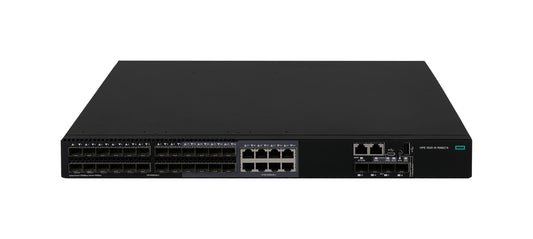 HPE R8M27A Cisco 2960X switch with black housing and silver ports