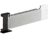 Cisco ASA-IC-B-BLANK silver dock with black accents and rubber feet