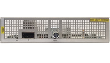 Cisco EPA-QSFP-1X100GE silver server rack with ports