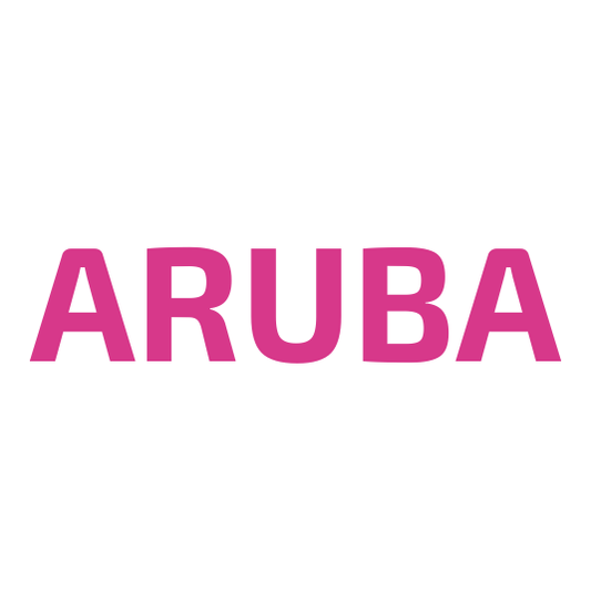 Pink Aruba logo on R0P84A IEC C14 to C19 1.8m power cord