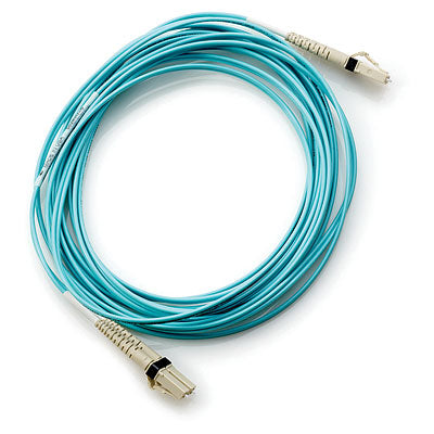 HPE AJ836A OM3 MMF LC-LC Duplex 5m aqua fiber optic cable