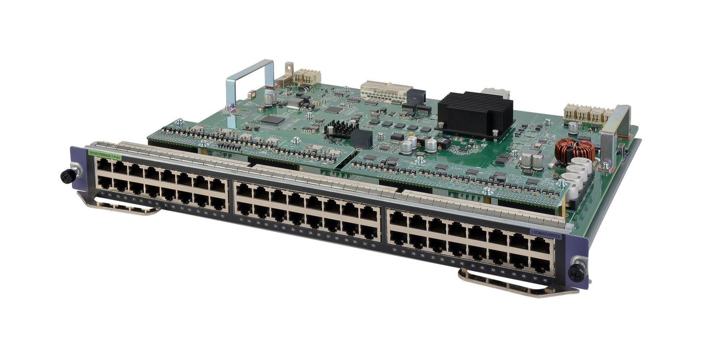HPE JH213A 48-port PoE+ 1G RJ45 access line card for 7500 chassis