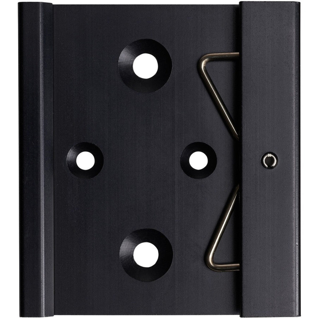 Cisco IR1101-DINRAIL black matte door hinge with metal latch and screw holes