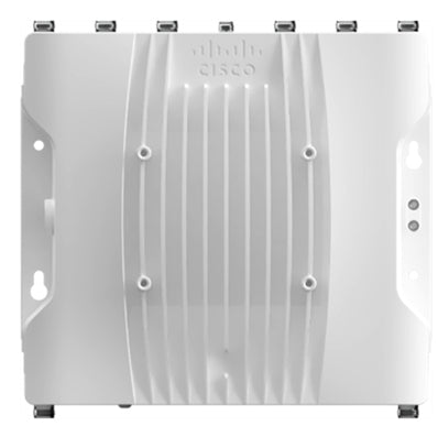 White cisco iw9167eh-row-hz catalyst wi-fi 6e hazardous location access point with vertical ridges and mounting holes