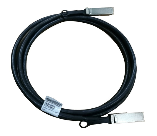 HPE JL272A 100G QSFP28 DAC black braided 3m twinax cable