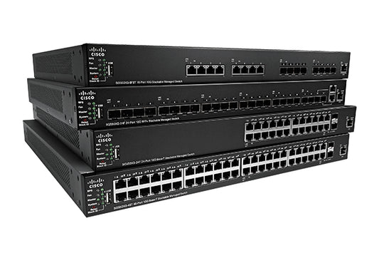 Cisco SX550X-16FT-K9-AU | 16x10G mixed (8xSFP+ + 8x10GBase-T) | PoE: None | Uplinks: All ports 10G | License: Perpetual