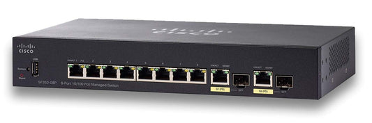 Cisco SF352-08P-K9-AU 8-port PoE+ switch with 2 SFP uplinks