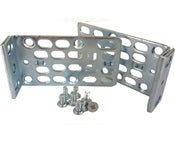 Cisco C3KX-ACC-KIT silver shelf bracket with screws for Catalyst racks