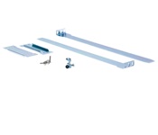 Cisco C4948E-BKT-KIT aluminum ladder rungs with black caps and silver hardware