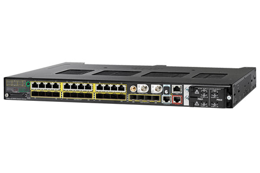 Cisco IE-5000-12S12P10G | 12x 10/100/1000 PoE+ + 12x SFP (100M/1G) downlinks, 4x 1/10G SFP+ uplinks, LAN Base