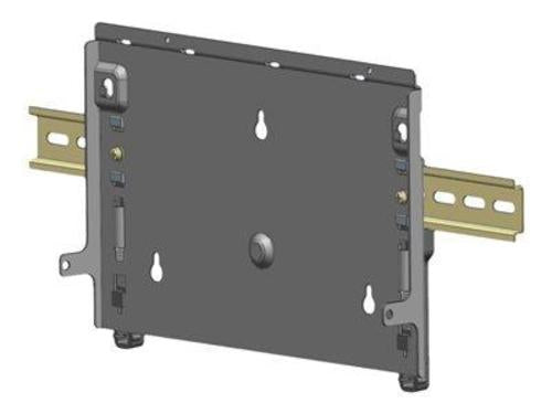 Cisco IR807-DINRAIL black metal wall mount with gold accents