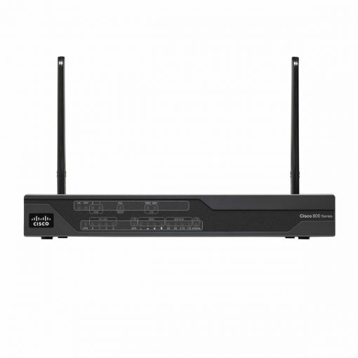 Cisco C887VAG-4G-GA-K9 black router with antennas
