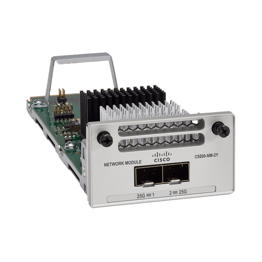 Cisco C9200-NM-2Y | 2x 25GbE SFP28 uplinks | hot-swappable network module | for Catalyst 9200