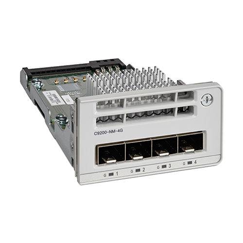Cisco C9200-NM-4G | 4x 1GbE SFP uplinks | hot-swappable network module | for Catalyst 9200
