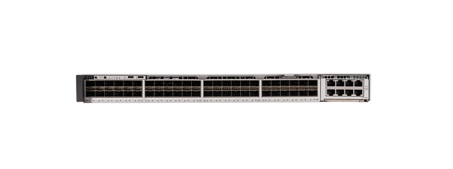 Cisco C9350-48S | C9350 48-Port 1G SFP Fiber Switch, Modular Uplinks