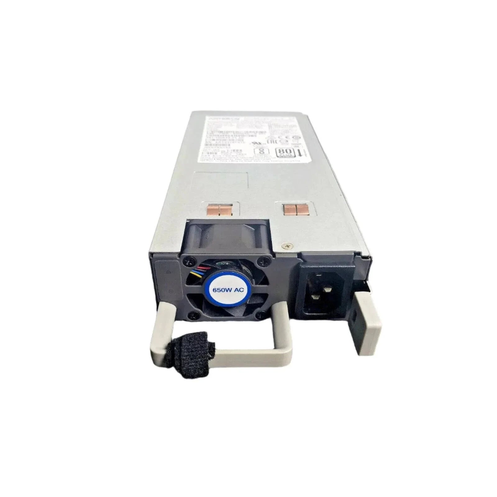 Cisco C9K-PWR-650WAC-R 650W AC PSU with silver-black design and ports