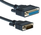 Cisco CAB-232FC RS-232 DCE serial cable 3m with DVI to DB25 adapter, grey