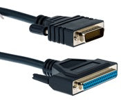 Cisco CAB-449FC RS-449 DB60 to DB37 DCE serial cable, 10ft black