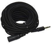 Cisco CAB-MIC-T60EXT black 3.5mm to XLR shielded mic cable
