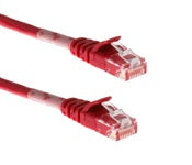 Red Cisco CAB-U-RJ45 ISDN BRI U cable with RJ45 connectors, 6 ft