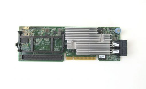 Cisco UCSC-MRAID12G RAID controller with heatsink on green PCB