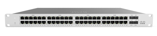 Meraki MS125-48FP-HW | 48x 1G L2 | PoE+ (802.3at) 740W | 4x 10G SFP+ uplinks | Enterprise license