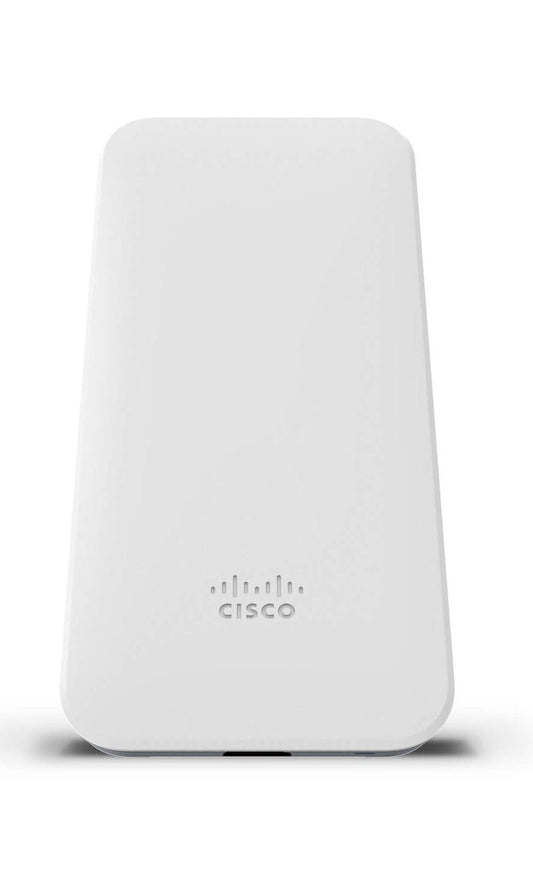 Meraki MR70-HW | Outdoor AP | Wi-Fi 5 (802.11ac Wave 2) | Dual-band 2.4/5 GHz | 2x2:2 | 1.3 Gbps aggregate | PoE 802.3af | IP67 | Internal omni antennas