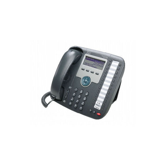 Cisco CP-7931G | 24-line key IP phone, 2x 10/100 switch ports, PoE 802.3af Class 2, backlit monochrome display, SIP/SCCP-capable, RJ-9 headset
