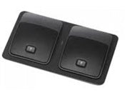 Cisco CP-8831-MIC-WRLS wireless mic kit with black dual speakers