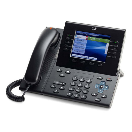 Cisco CP-8961-C-K9 | Unified IP Phone 8961, 5 lines, color display, 2x GbE switch, PoE, wideband audio