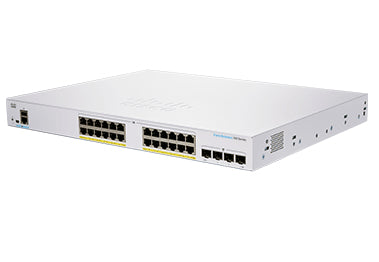 Cisco CBS350-24FP-4G-AU | 24x GE | PoE+ (Full) | 4x 1G SFP uplinks | no license