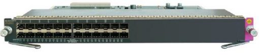 Cisco WS-X4724-SFP-E 24-port 1GbE SFP Catalyst 4500E line card with pink label