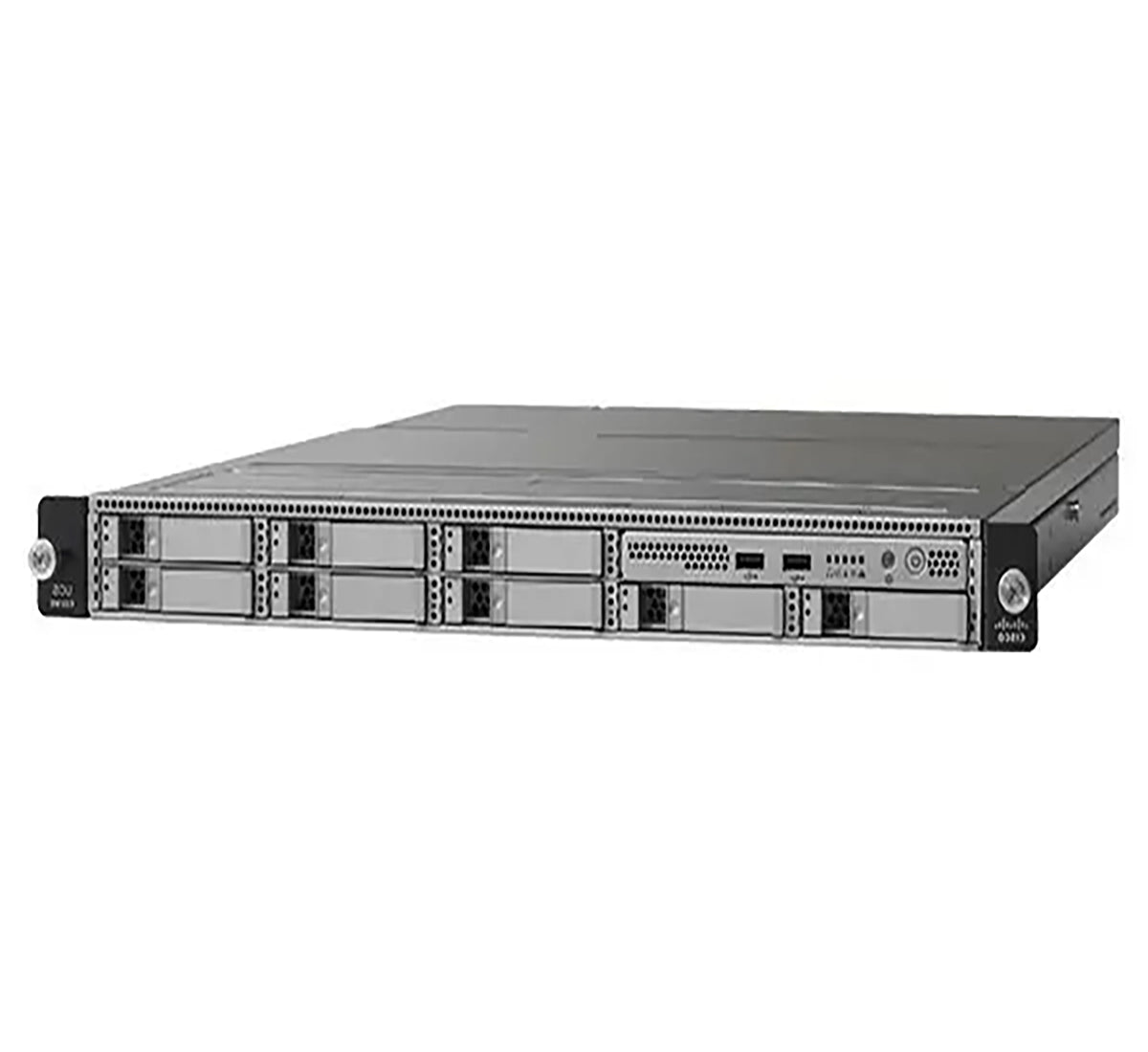 Cisco FMC2600-K9 Secure Firewall Management Center 2600 black server rack with drive bays and ports