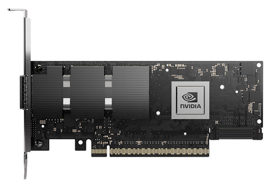 Black nvidia pcie expansion card with silver heatsinks and metallic bracket cisco ucsc-p-n7s400gf connectx-7 400gbe pcie 5.0 x16