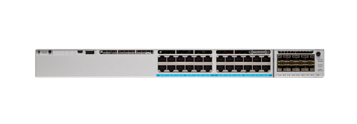 Cisco C9300L-24T-4G-E | 24x 1G RJ-45 (Non‑PoE) | 4x 1G SFP uplinks | License: Network Essentials
