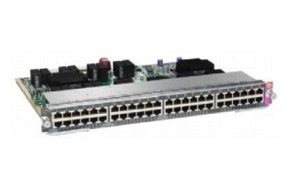 Cisco WS-X4748-UPOE+E | 48x 1GbE RJ45 | UPOE (up to 60W) | Uplinks: none | License: n/a