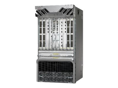 Cisco ASR-9010-SYS 10-slot chassis with redundant fans and 100G fabric