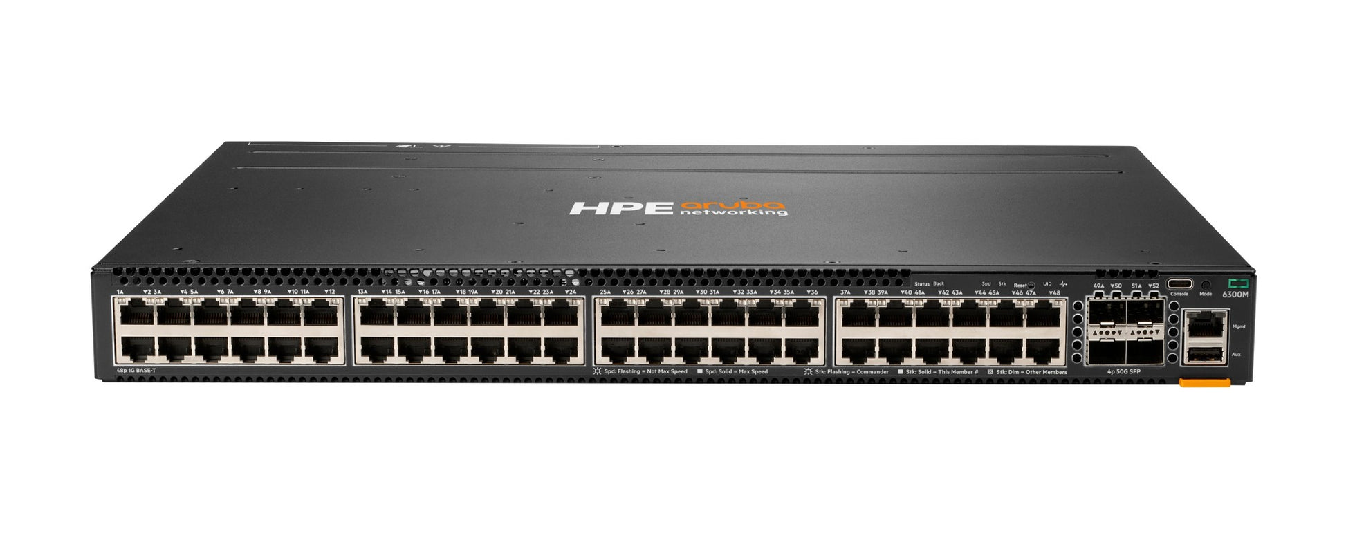 Aruba JL663A HPE 1820 switch with 48x 1G RJ45 ports and 4x SFP56 uplinks