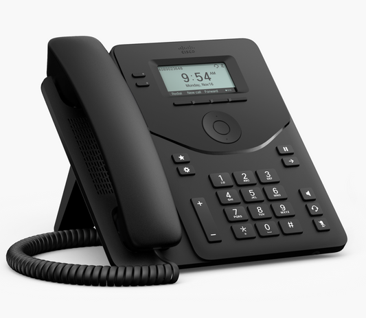 Cisco DP-9811-K9 carbon black VoIP desk phone with display and keypad