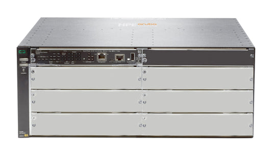 Aruba J9821A | 5406R zl2 6-slot modular, up to 144x 1G/PoE+ or 48x 10G SFP+, 40G QSFP+ uplink‑ready, L3 included