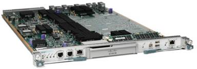 Cisco N7K-SUP1 supervisor module motherboard with ports and silver finish