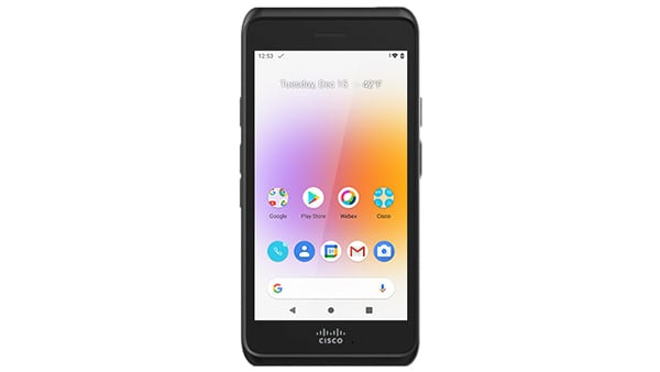 Cisco CP-860S-BUN-K9 | Wi‑Fi IP handset with barcode scanner | dual‑band (2.4/5 GHz) | bundle: phone, battery, cable, charger | WW