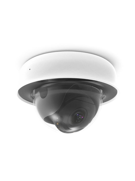 Meraki MV22X-HW | Indoor varifocal dome, 4MP (2688x1520), motorized varifocal lens, 512GB onboard storage, IR night vision, HDR, 1x GbE, 802.3af PoE, edge analytics, cloud-managed