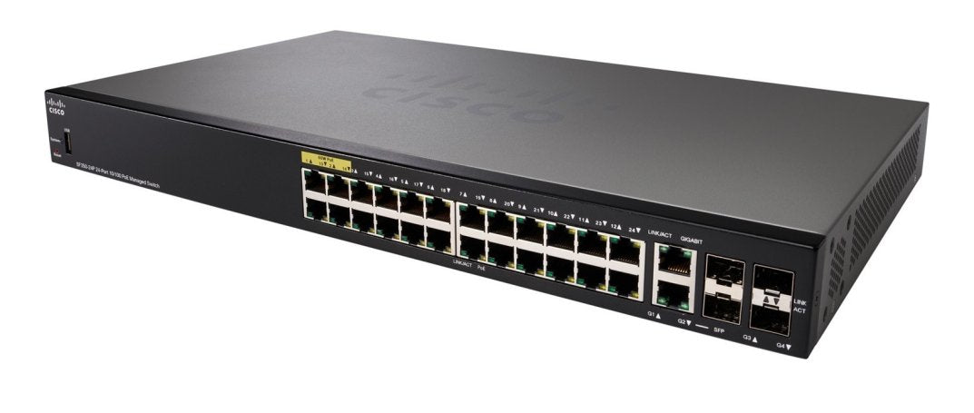Cisco SF350-24P-K9-AU 24-port PoE+ smart managed switch