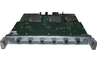 Cisco ASR1000-6TGE 6x10GbE SFP+ line card with green circuit board
