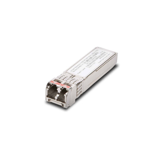 Juniper EX-SFP-10GE-ER 10GbE SFP+ silver module with red accents