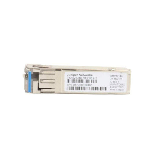 Juniper EX-SFP-GE10KT13R14 SFP 1GbE transceiver module with SFP+ 10GBASE-SR